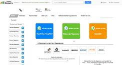 Desktop Screenshot of de.satnavrepairservice.com